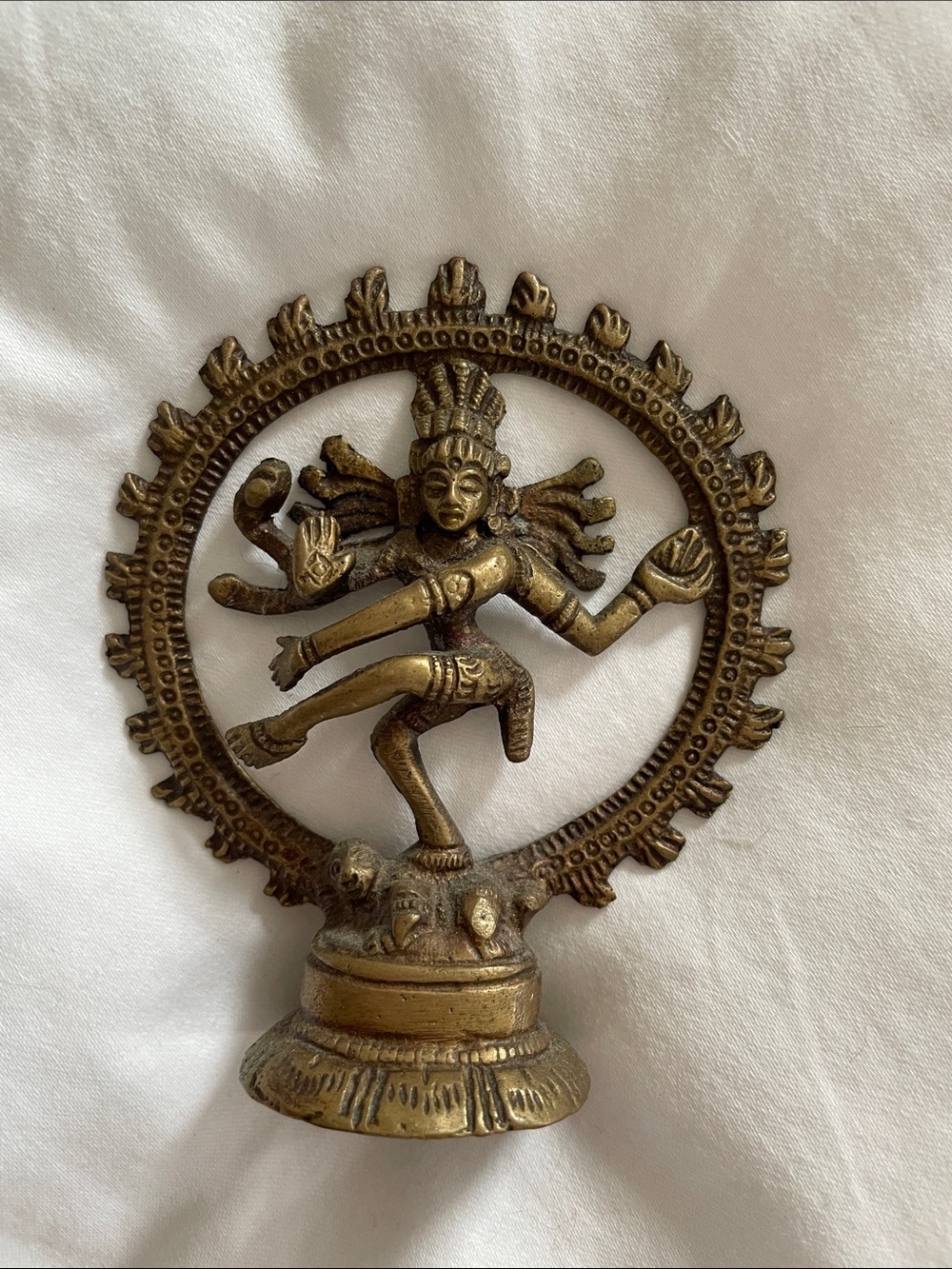 Brass Nataraja Dancing Shiva Statue